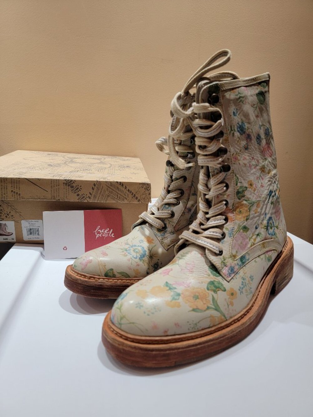 Free People Santa Fe Leather Bootie, FLORAL, Size 9US/39EU, NWT - Picture 5 of 16